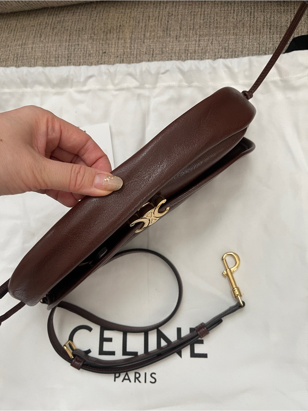 Celine little halfmoon bag - Picture 6 of 11